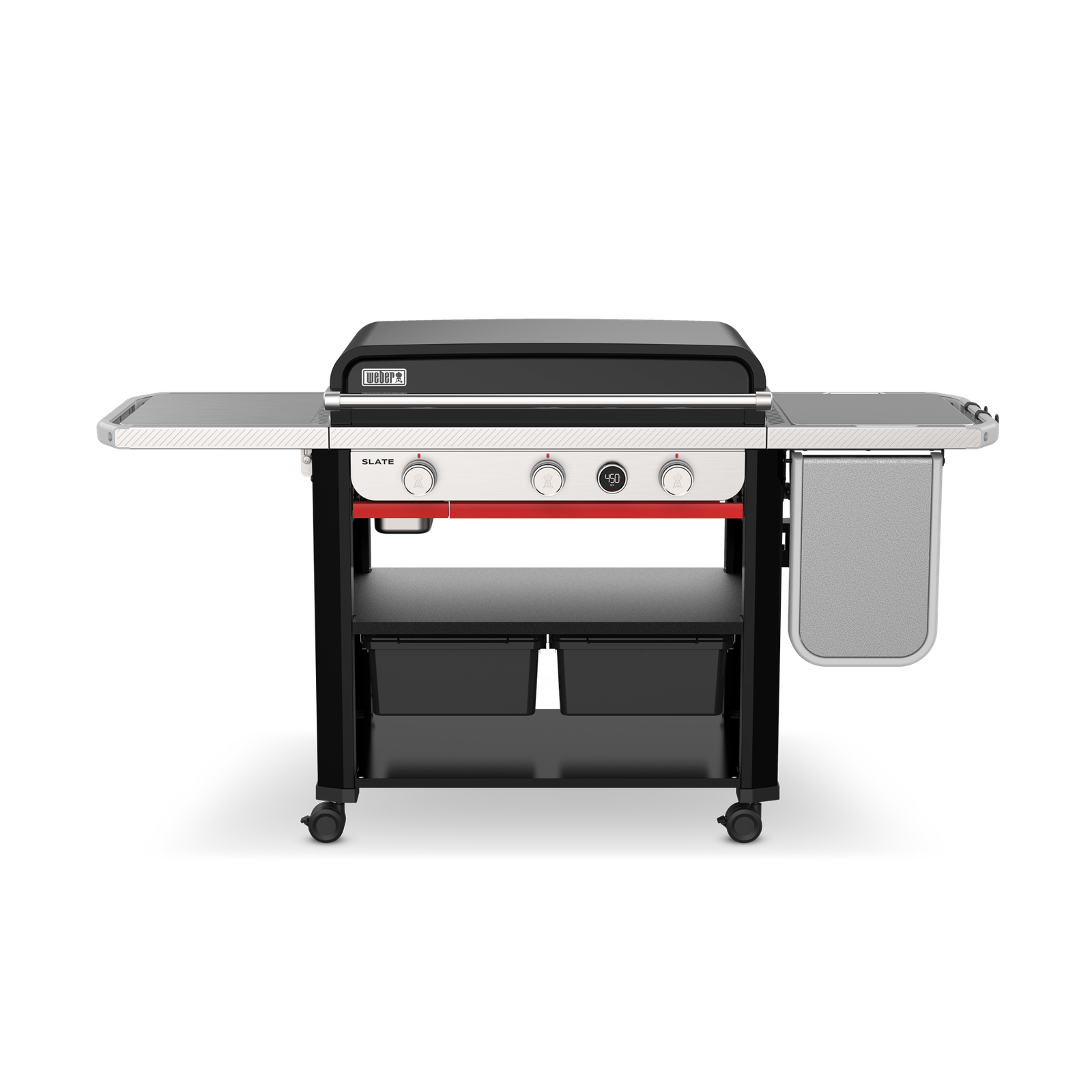 Slate® 30" Rust-Resistant Griddle with Extendable Side Table (Liquid Propane)