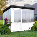 9x6 Willow Greenhouse -  Pre-Stained & Sealed White