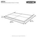Lifetime Metal Foundation Kit for 8' x 15' Shed