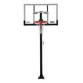 Lifetime Crank Adjust Bolt Down Basketball Hoop (54-Inch Tempered Glass)
