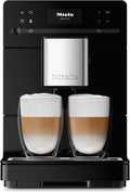Miele CM 5310 Silence – Automatic coffee machine with OneTouch for Two, Aromatic System, coffee maker, cleaning programs and more, in obsidian black