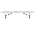 Lifetime 8-Foot Light Commercial Fold-in-Half Table