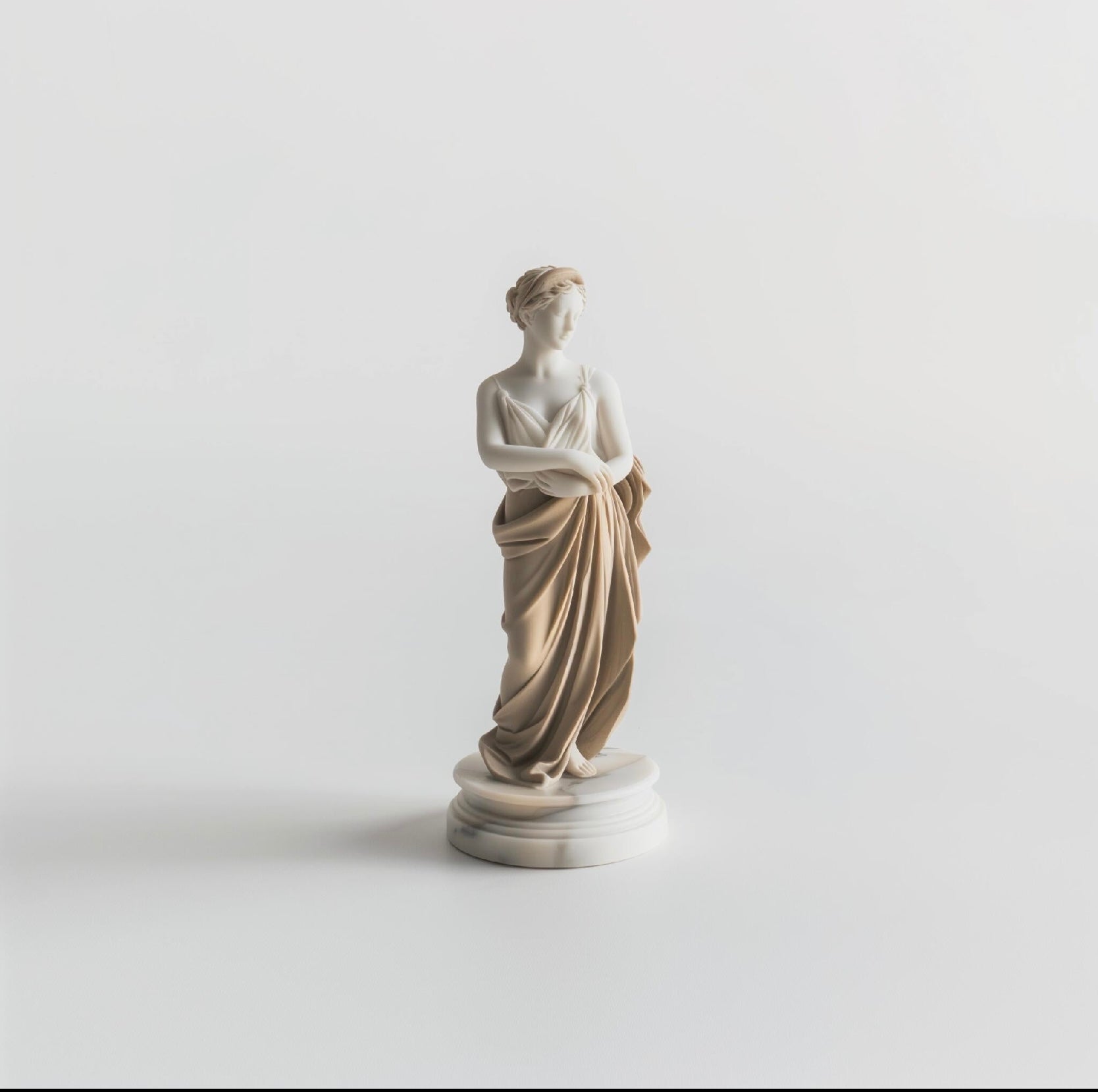 Ethereal Grace Sculpture – Classical Feminine Figurine