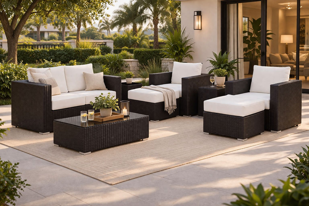 Modway Convene 8-Piece Outdoor Patio Furniture Set