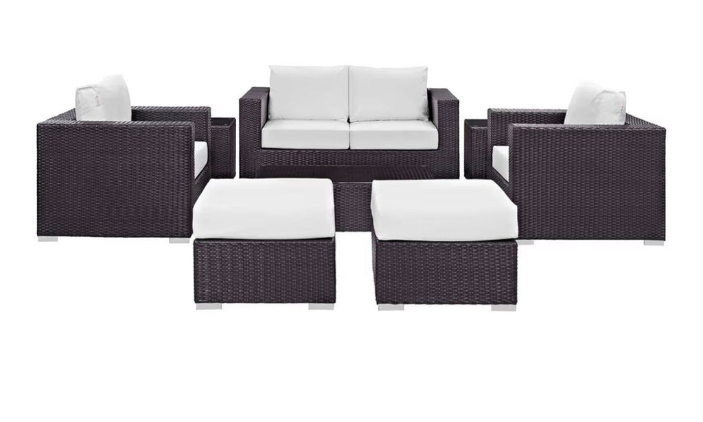 Modway Convene 8-Piece Outdoor Patio Furniture Set