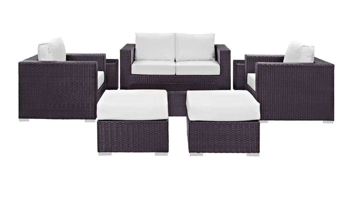 Modway Convene 8-Piece Outdoor Patio Furniture Set