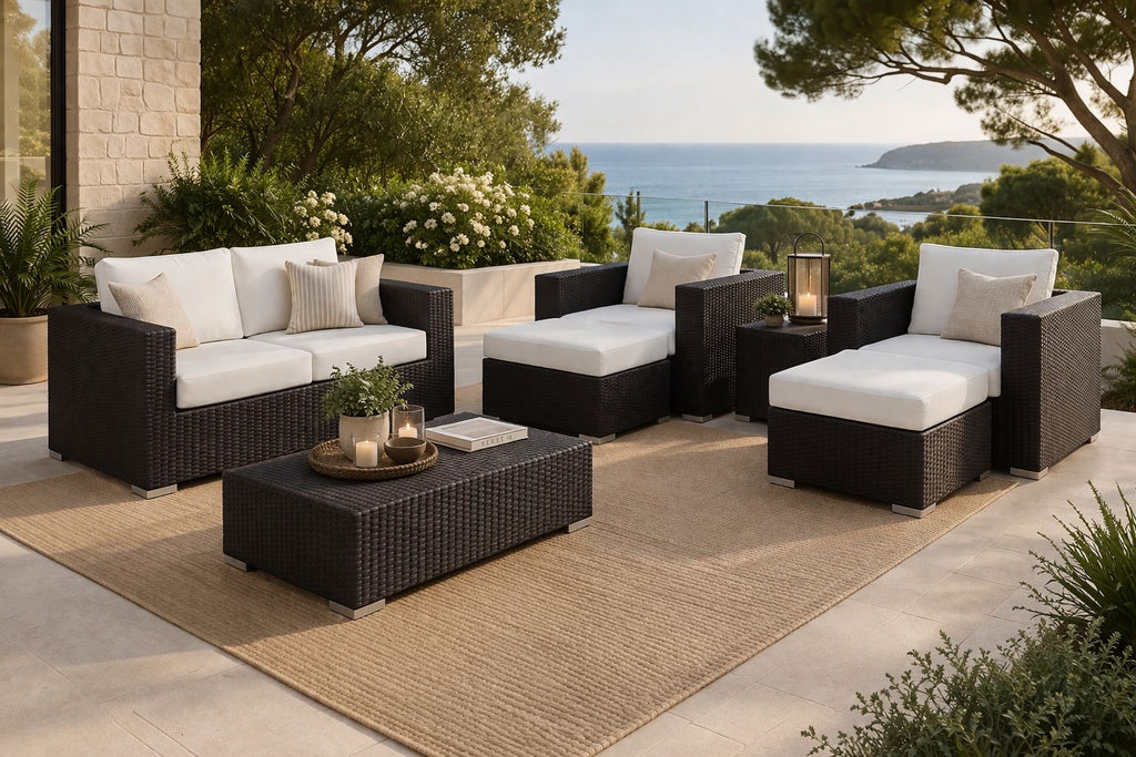 Modway Convene 8-Piece Outdoor Patio Furniture Set