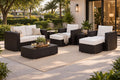Modway Convene 8-Piece Outdoor Patio Furniture Set