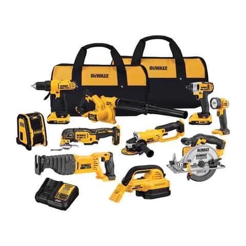 20-Volt MAX Lithium-Ion Cordless 7-Tool Combo Kit with 2.0 Ah Battery, 5.0 Ah Battery and Charger
