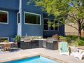 Emory Corner Outdoor Kitchen Island – Combo