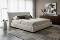 Opal & Onyx “Serenity Luxe” Upholstered Platform Bed