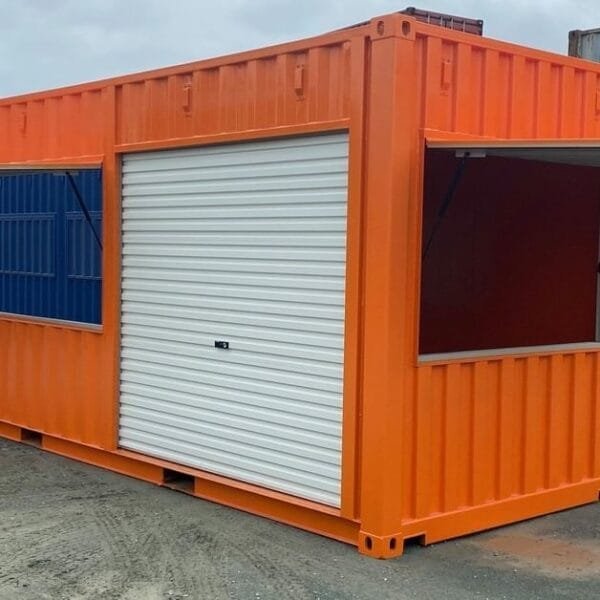20FT Custom Orange Canteen Container