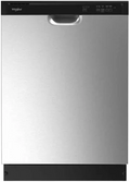Quiet Dishwasher with Boost Cycle and Pocket Handle